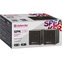 GŁOŚNIKI DEFENDER SPK-230 4W 2.0 DREWNIANE USB