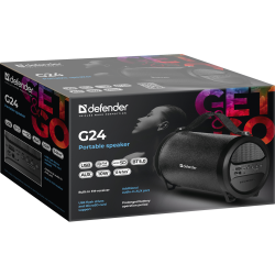 GŁOŚNIK DEFENDER G24 BLUETOOTH/FM/TF/USB 10W CZARNY