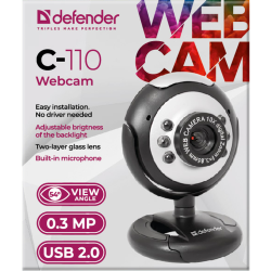 KAMERA DEFENDER C-110 0.3 MP LED