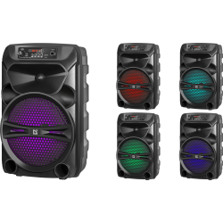 GŁOŚNIK DEFENDER G110 BLUETOOTH 12W LED/BT/FM/TF/USB/AUX