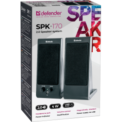 GŁOŚNIKI DEFENDER SPK-170 2.0 4W USB