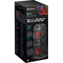 GŁOŚNIK DEFENDER G78 BLUETOOTH 70W BT/FM/AUX/MIC LIGHT