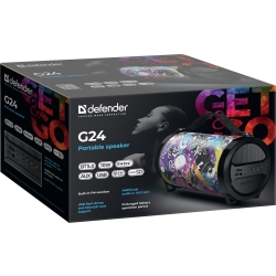 GŁOŚNIK DEFENDER G24 BLUETOOTH 10W GRAFFITI BT/FM/TF/USB