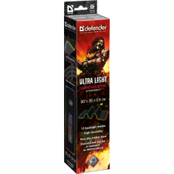 PODKŁADKA DEFENDER GAMING XXL LIGHT LED 450x400x4mm