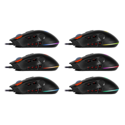 MYSZ DEFENDER GM-917 OVERSIDER RGB OPTIC 12000dpi 12P