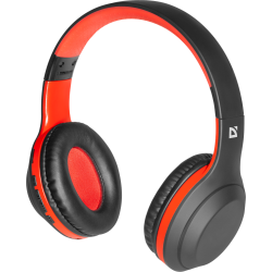 SŁUCHAWKI DEFENDER BLUETOOTH FREEMOTION B560 CZARNO-CZERWONE