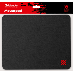 PODKŁADKA DEFENDER GAMING BLACK CLOTH+RUBBER 250x200x3mm