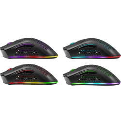 MYSZ DEFENDER GM-709L WARLOCK OPTIC RF RGB 2400dpi 8P