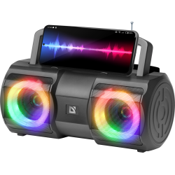 GŁOŚNIK DEFENDER BEATBOX 20 BLUETOOTH 20W LIGHT/BT/MIC/FM/USB/TF