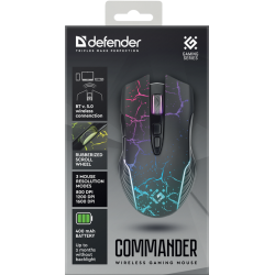 MYSZ DEFENDER GM-511 COMMANDER OPTIC BT 1600dpi 7P