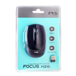 MYSZ BEZPRZEWODOWA MS FOCUS M315 SILENT CZARNA