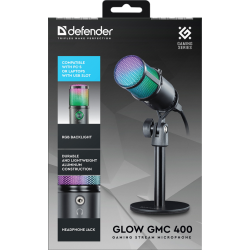 MIKROFON DEFENDER GLOW GMC 400 RGB STREAMING