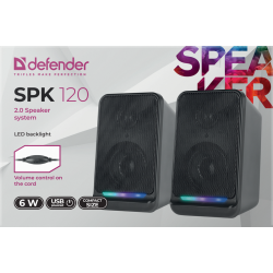 GŁOŚNIKI DEFENDER SPK-120 2.0 6W USB