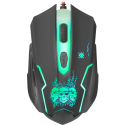 MYSZ DEFENDER SKULL GM-180L 3200DPI 6P + PODKŁADKA + GRA