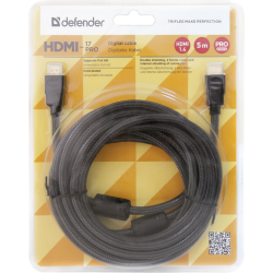 KABEL DEFENDER HDMI - HDMI PRO M-M, ver 1.4 10.0 m