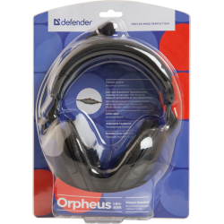 SŁUCHAWKI DEFENDER Z MIKR ORPHEUS HN-898 KABEL 3m CZARNE