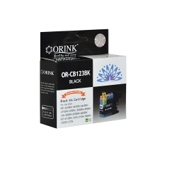 Tusz LC123BK do drukarek Brother MFC J4410DW, DCP J4110DW | Czarny | 15ml.