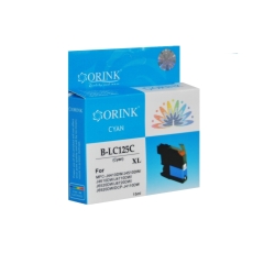 Tusz LC125C do drukarek Brother MFC J4410DW, DCP J4110DW | Niebieski | 15ml.