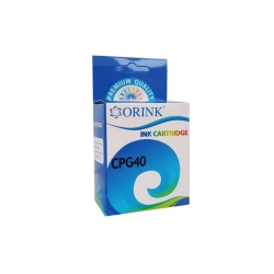 Tusz PG40BK do drukarek Canon Pixma iP1200, iP1300, iP2500, MP140, MP450 | Czarny | 18ml.